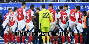 arsenal longest unbeaten run