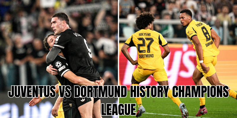 juventus vs dortmund history champions league