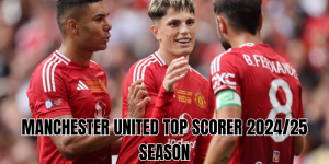 manchester united top scorer 202425 season
