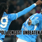 napoli longest unbeaten run